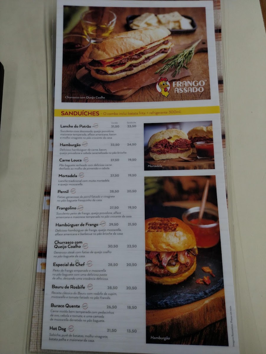 Menu Restaurante Rede Frango Assado - Jacarei-5